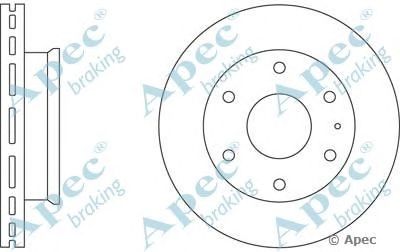 APEC BRAKING dsk2806 -  Тормозной диск